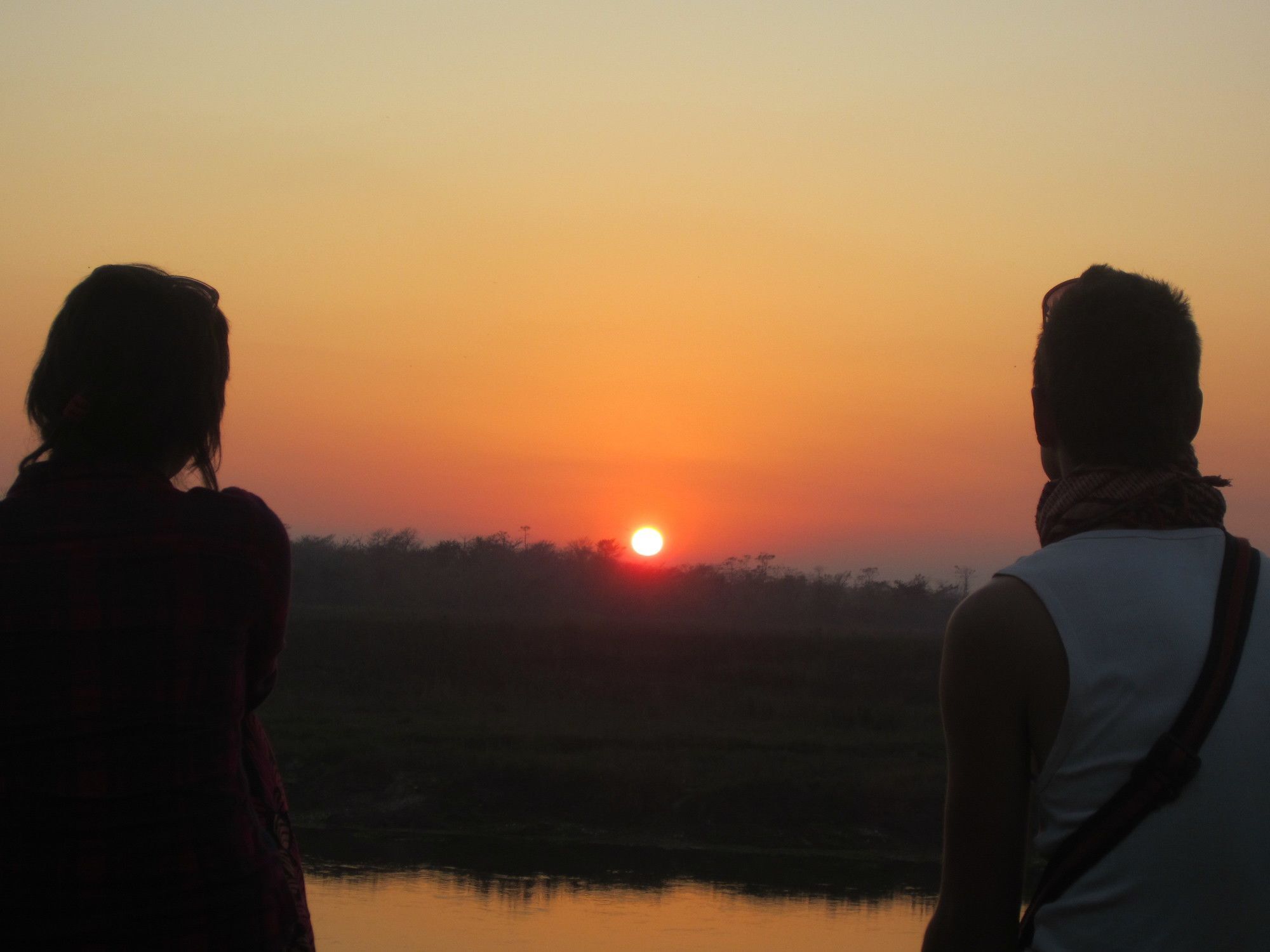 Jungle Sunset Camp Hotel Sauraha Exterior photo